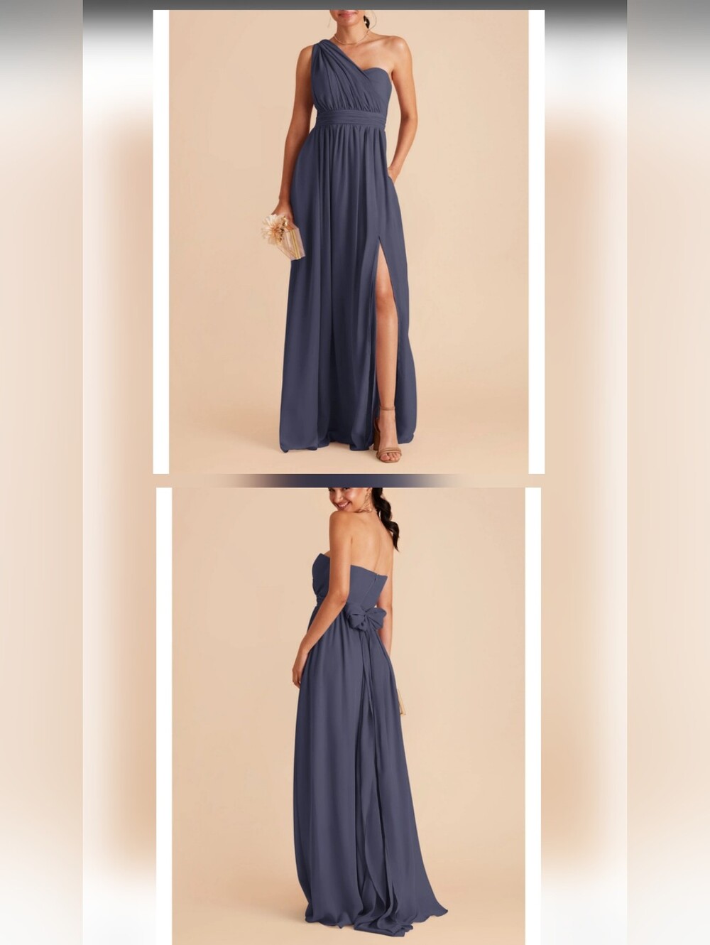 BIRDY GREY, Women's Grace, Chiffon Dusk Blue Wedding, Special Occasion Dress